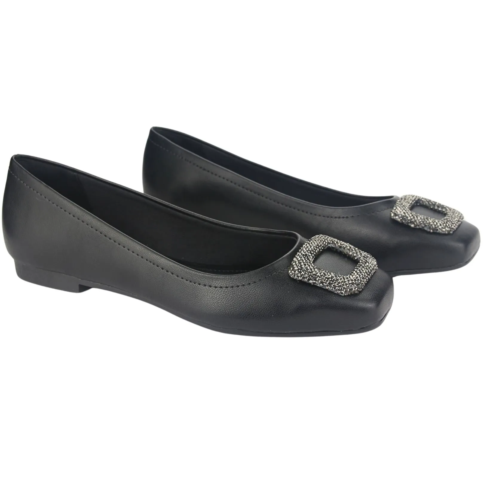 Zapato Via Marte Mujer 23-13204 N Preto Casual